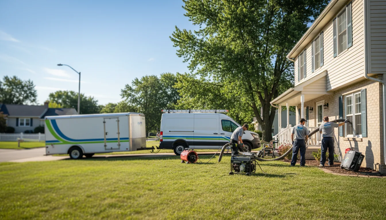 Flooded Basement Restoration And Cleanup With Repair in Glendive, MT near me